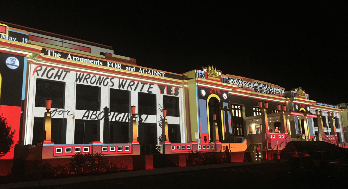 Enlighten Festival: Canberra's Buildings Painted in Light