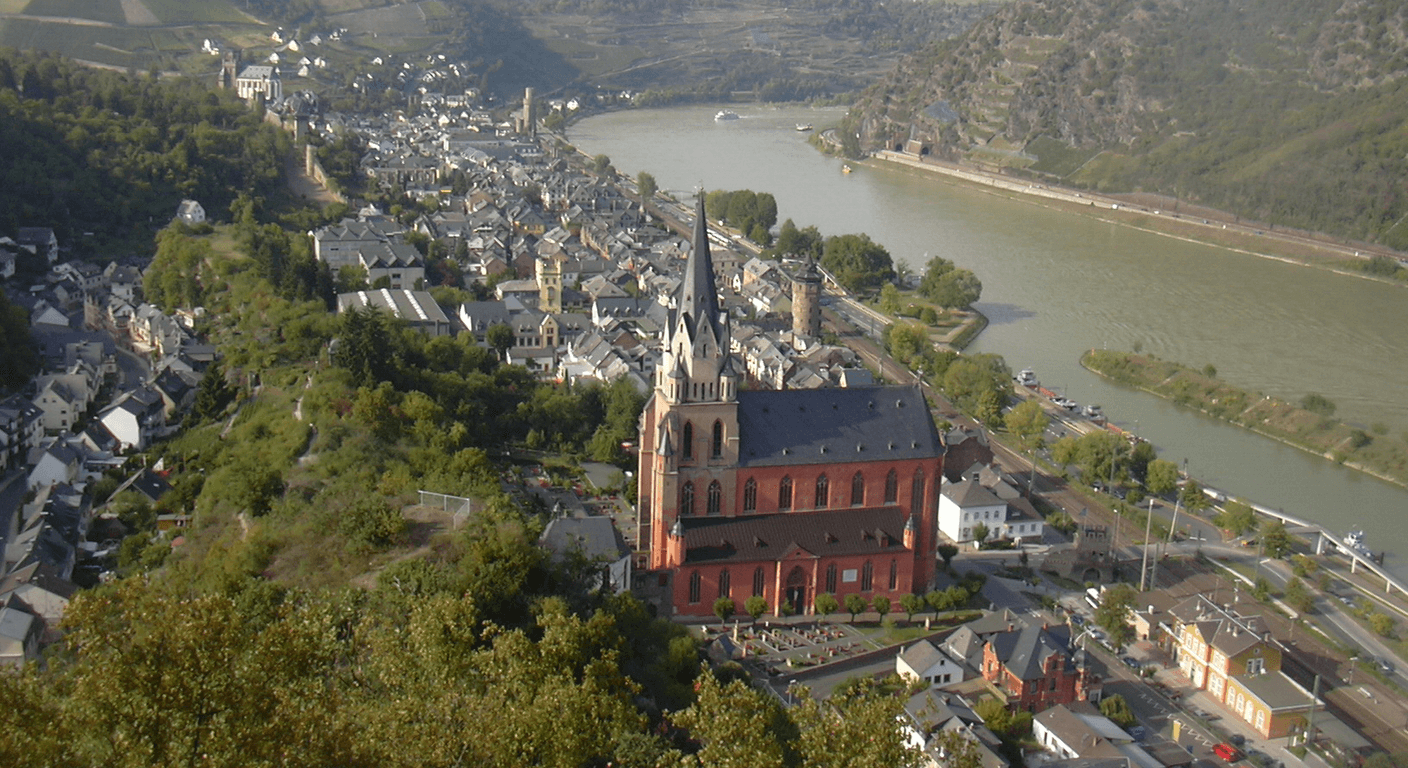 The Rhine Valley: Castles and River Towns by Train and Boat