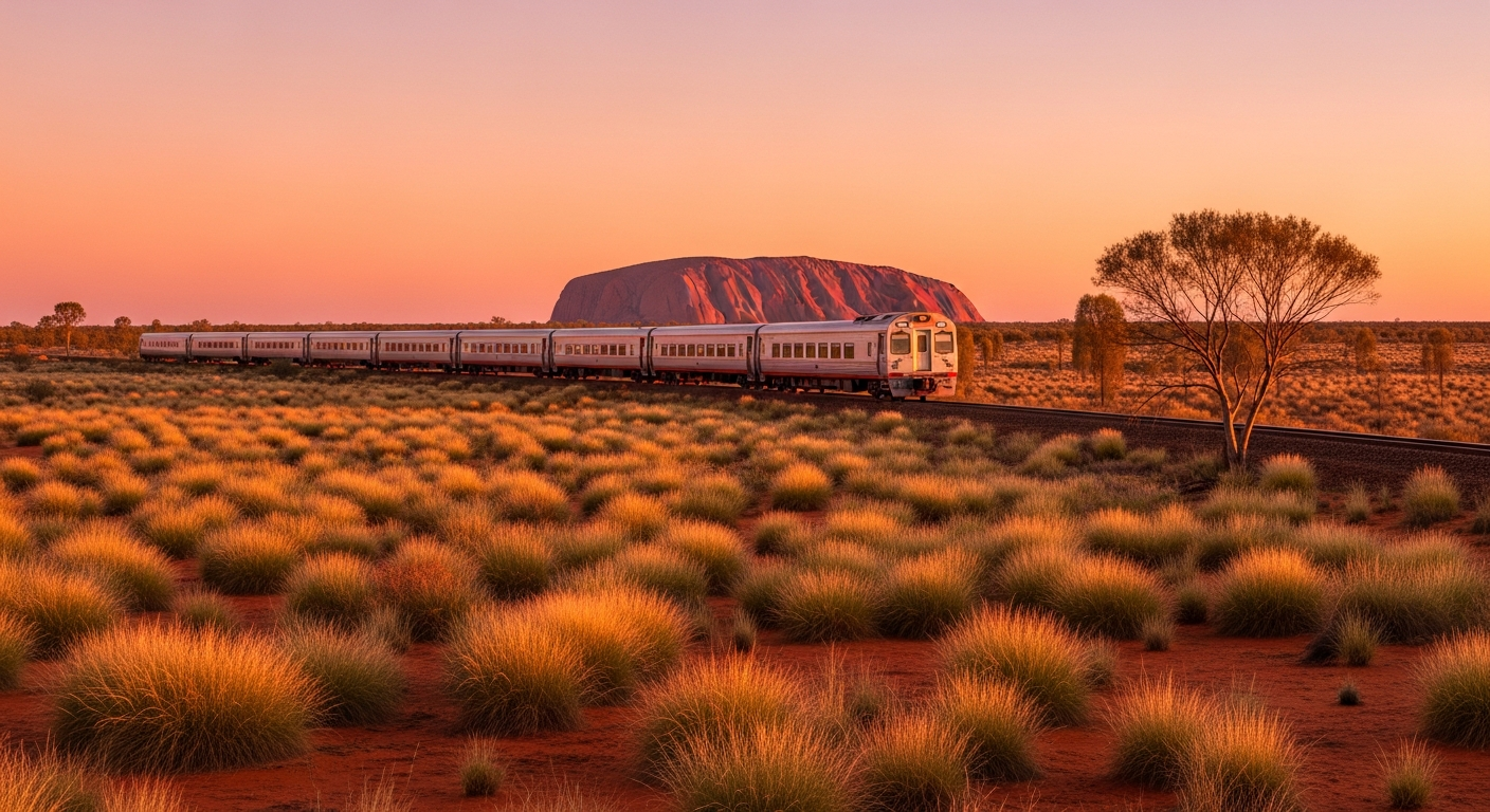 The Ghan and Beyond: A Slow Rail Loop Through the Red Centre for Two Over 50